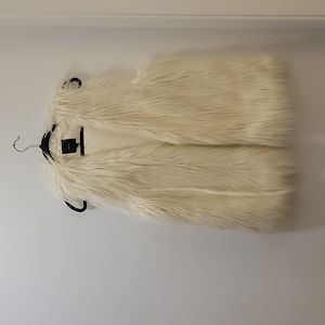 Faux fur vest